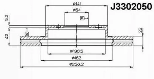 Brake Disc (J3302050)