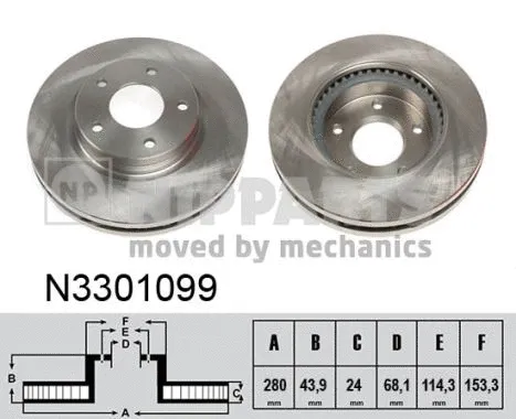 Brake Disc (N3301099)