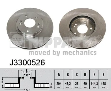 Brake Disc (J3300526)