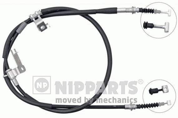 Cable Pull, parking brake (J19578)