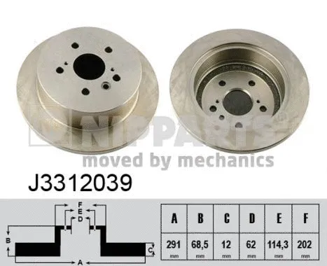 Brake Disc (J3312039)