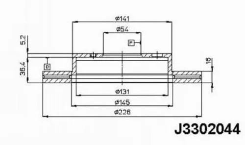 Brake Disc (J3302044)