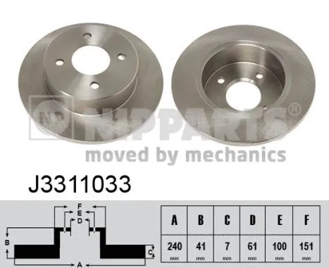 Brake Disc (J3311033)