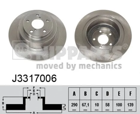 Brake Disc (J3317006)