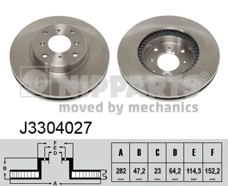 Brake Disc (J3304027)