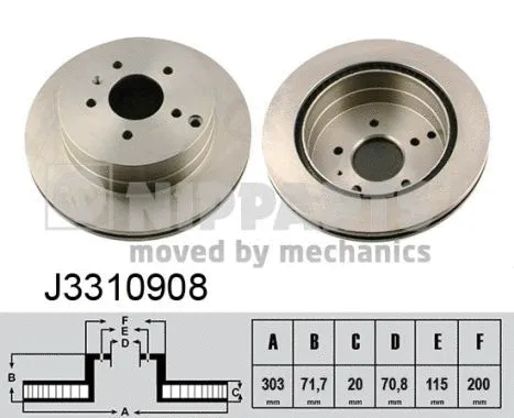 Brake Disc (J3310908)