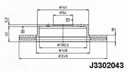Brake Disc (J3302043)