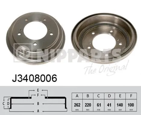 Brake Drum (J3408006)