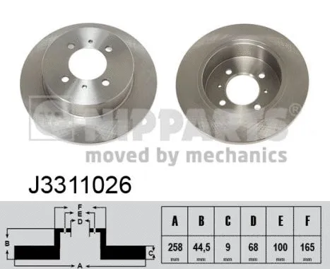 Brake Disc (J3311026)
