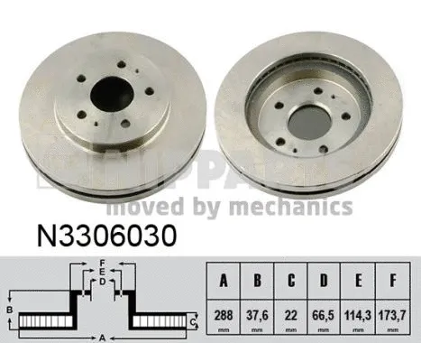 Brake Disc (N3306030)