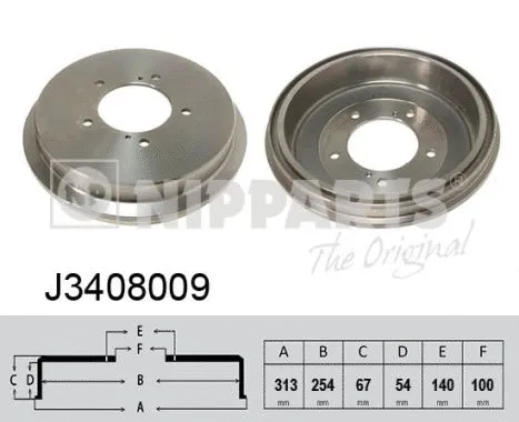 Brake Drum (J3408009)