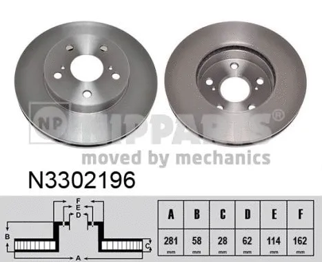 Brake Disc (N3302196)