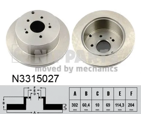 Brake Disc (N3315027)