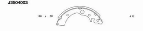 Brake Shoe Set (J3504003)