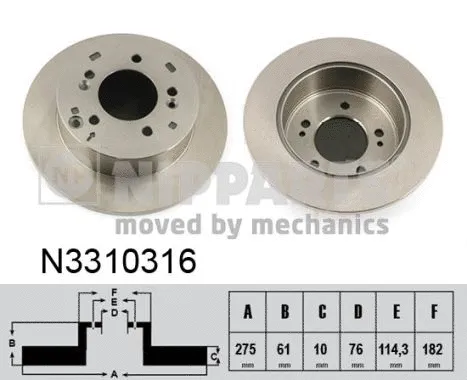 Brake Disc (N3310316)
