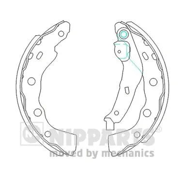 Brake Shoe Set (J3505034)