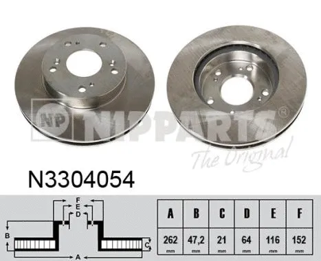 Brake Disc (N3304054)