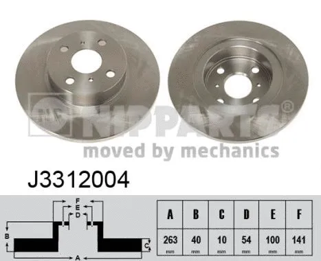 Brake Disc (J3312004)