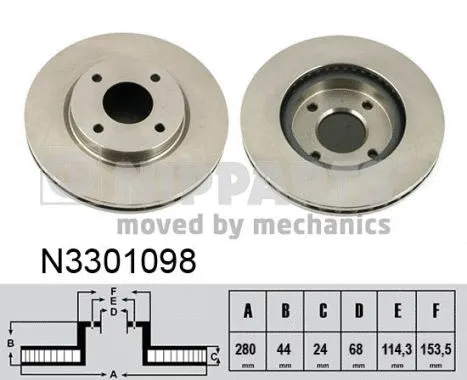 Brake Disc (N3301098)
