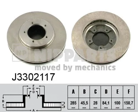 Brake Disc (J3302117)