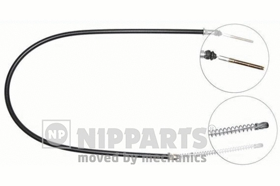 Cable Pull, parking brake (J12598)