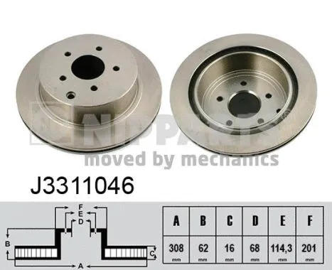 Brake Disc (J3311046)