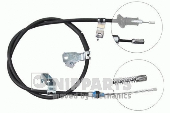 Cable Pull, parking brake (J17287)
