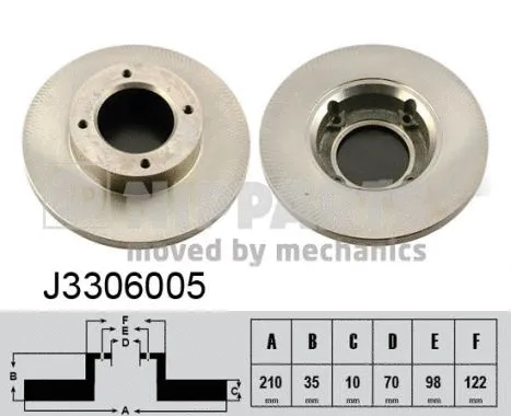 Brake Disc (J3306005)