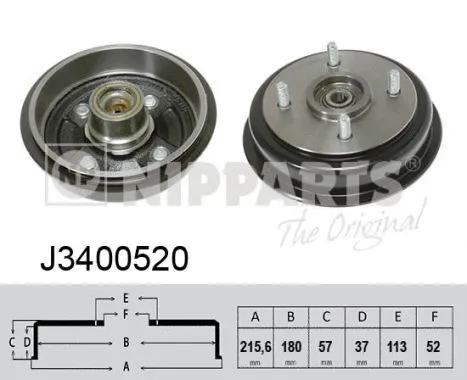 Brake Drum (J3400520)