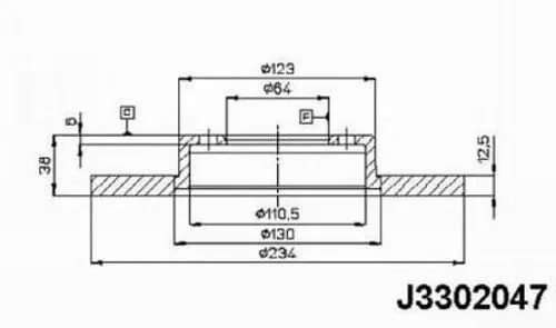 Brake Disc (J3302047)