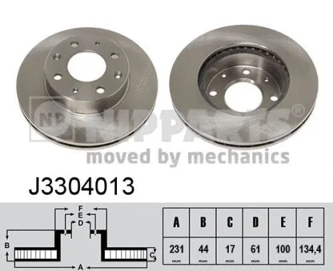Brake Disc (J3304013)