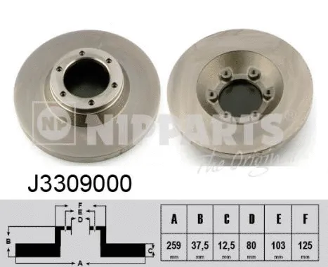 Brake Disc (J3309000)