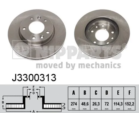 Brake Disc (J3300313)