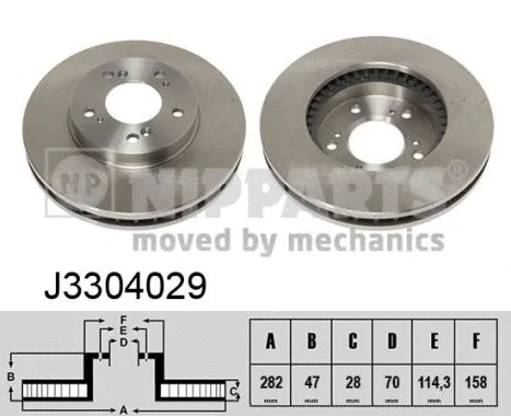 Brake Disc (J3304029)