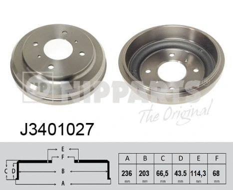 Brake Drum (J3401027)