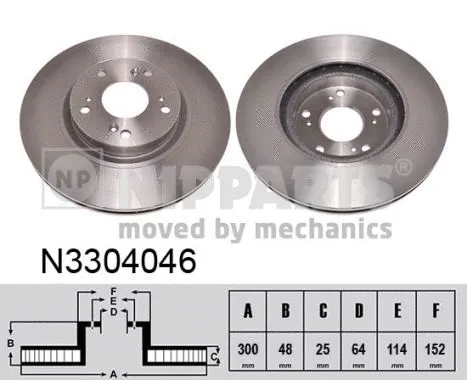Brake Disc (N3304046)