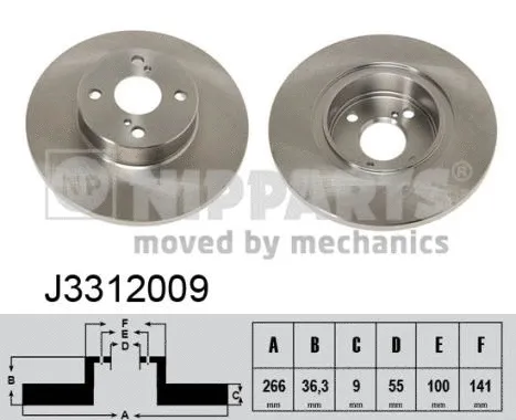 Brake Disc (J3312009)