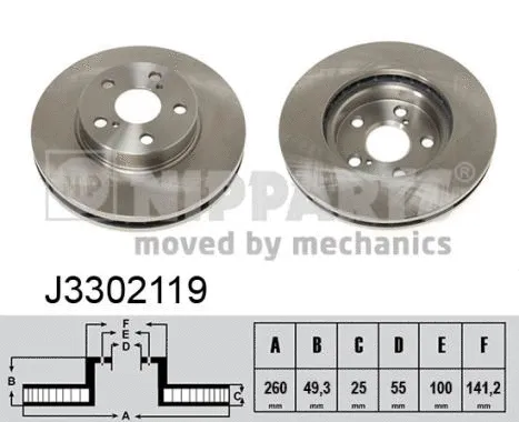 Brake Disc (J3302119)