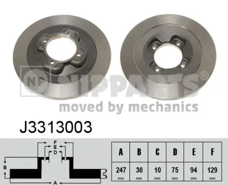 Brake Disc (J3313003)