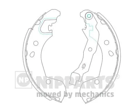 Brake Shoe Set (J3501055)
