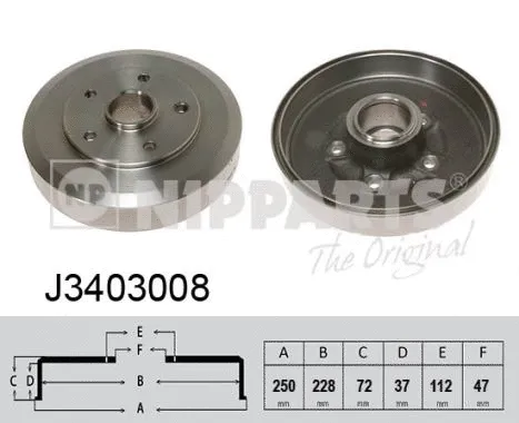 Brake Drum (J3403008)