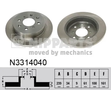 Brake Disc (N3314040)