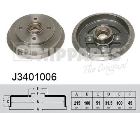 Brake Drum (J3401006)