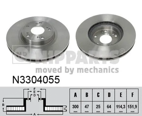 Brake Disc (N3304055)