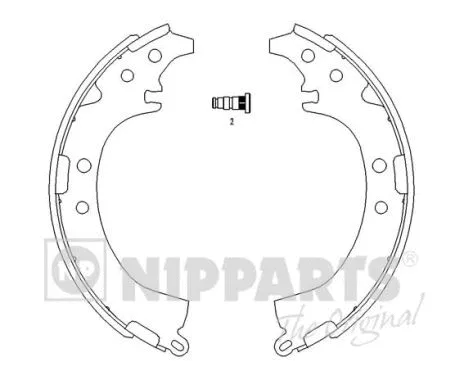 Brake Shoe Set (J3502050)