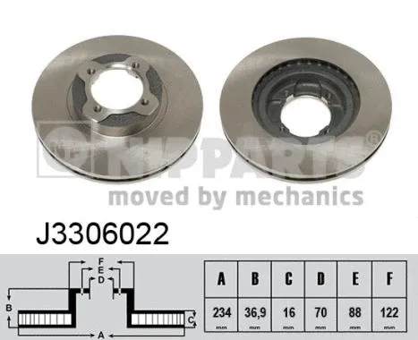 Brake Disc (J3306022)