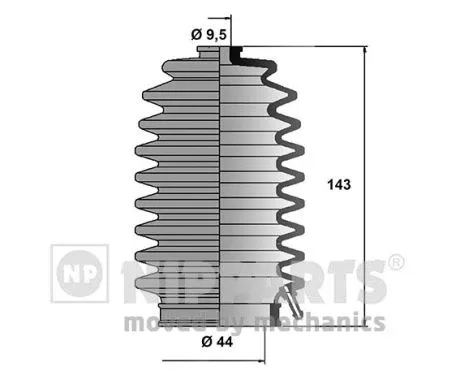Bellow Kit, steering (J2844002)