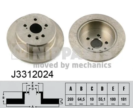 Brake Disc (J3312024)