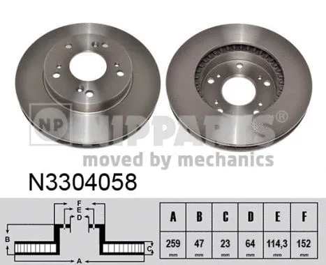 Brake Disc (N3304058)