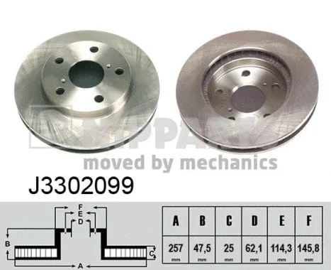 Brake Disc (J3302099)